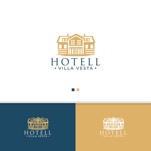 Hotell Logo in Classic Style, for a Small Hotell in a Small Town. (See references) Design by StudioJack