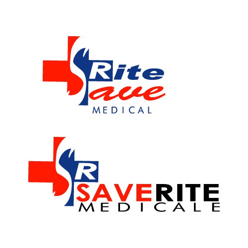 corporate logo for Save Rite Medical Logo design contest