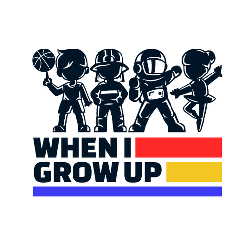 When I Grow Up Logo Design by uc.ink