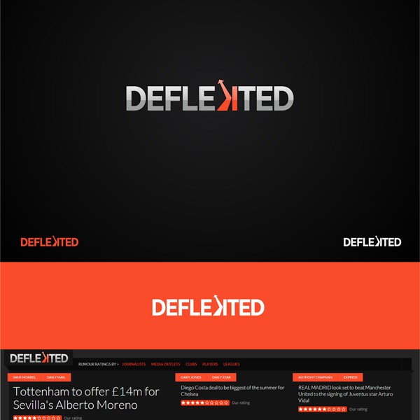 Design by Wisnupoetra titled "Create an identity for football/soccer website"