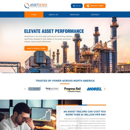 Engaging B2B Website Upgrade for AssetSense Design by Maddy Creative