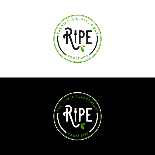 The time is always right to eat RIPE | Logo design contest