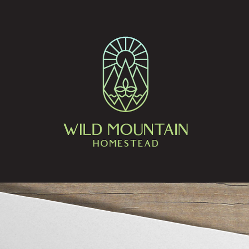 Artistic modern logo needed for a mountain-top flower farm. Réalisé par zoroid