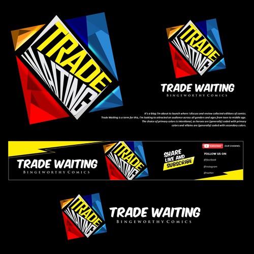 SUPER iconic pop-art style logo and social media branding for a nerd media related blog Design by Kheyra_Aulia