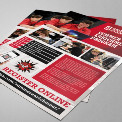 Brilliant Design of Flyer for Summer Enrichment Program Design by Monki D Loy