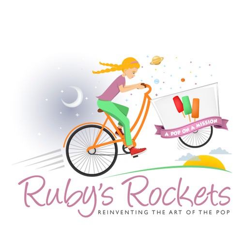 New logo wanted for Ruby's Rockets Design by VladimirCurcic