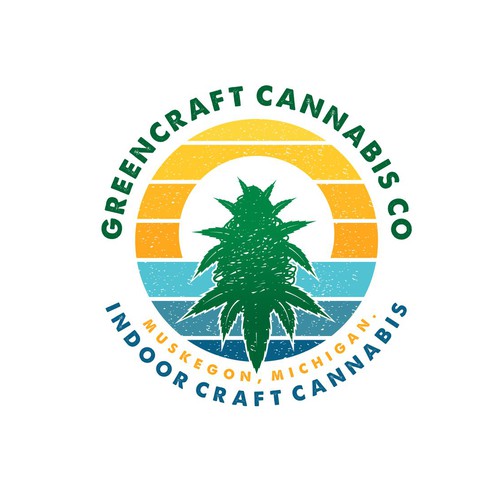 Brand Logo for craft cannabis grow in Michigan. Design by antesofte ✌