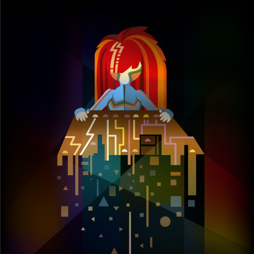 99designs community contest: create a Daft Punk concert poster Diseño de Mary Maksimova