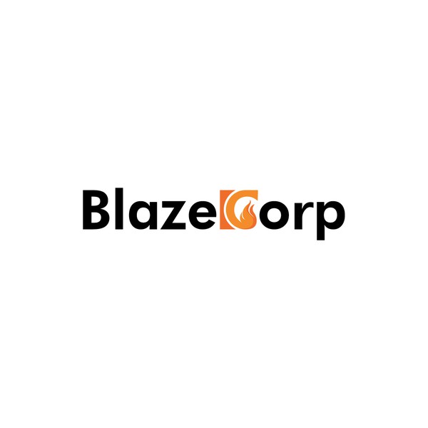 Blaze Corp logo design