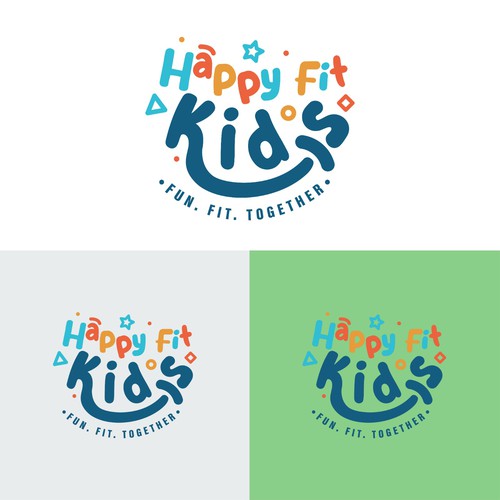 Design a logo for a fun family focused fitness brand. Design by brightoneart