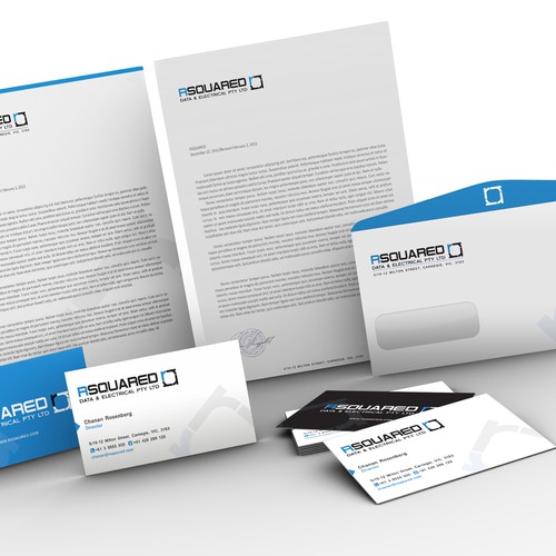 Help RSQUARED DATA & ELECTRICAL PTY LTD with a new stationery Design por Cole.