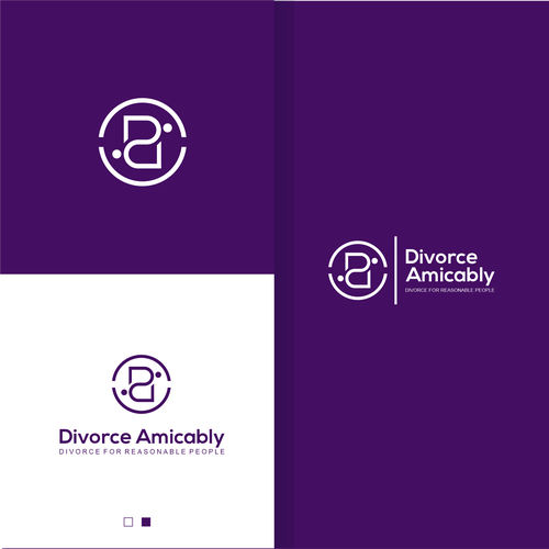 Logo for a new, healthy way for reasonable people to divorce Design by Elesense