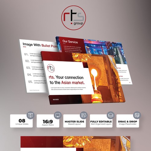 Proposta di design per un contest della categoria Modello PowerPoint realizzata da SN Asha
