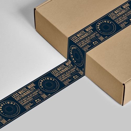 Stickers for sustainable packaging Design por mdcreation