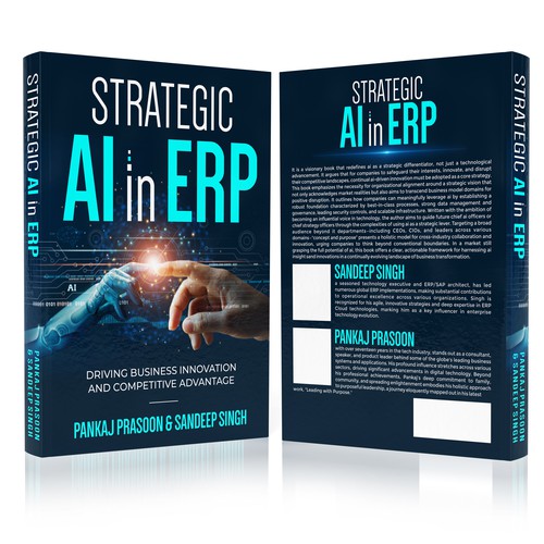 AI and ERP Book Design Design by Shreya007⭐