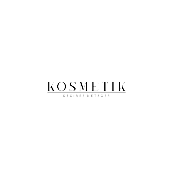 Design by Artinfinity. titled "typoghraphy minimalist for cosmetics"