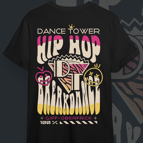 T-shirt Design - Dance Tower Design by mañana_art