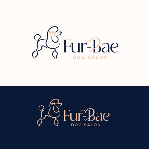 Design a logo/branding for Fur-Bae (slogan: Before Anything Else) luxury dog wellness/lifestyle biz Design by SanDzine
