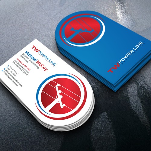 Business Card for a high voltage company Design by prosenjit_P