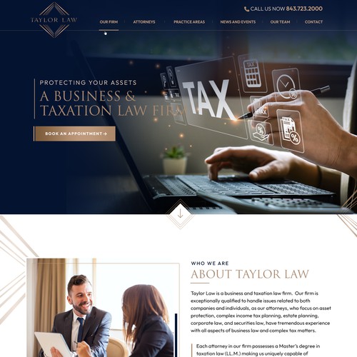 Taylow.Law Website and Software Platform Design by pb⚡️