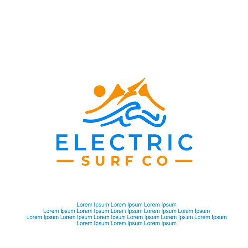 Electric Surf Co - design a fun lifestyle brand! Design by SPECTAGRAPH