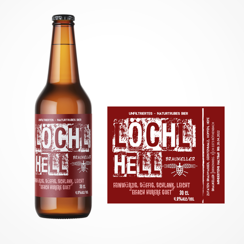 Microbrauerei: Bierflasche sucht Etikettendesign Design by halesen