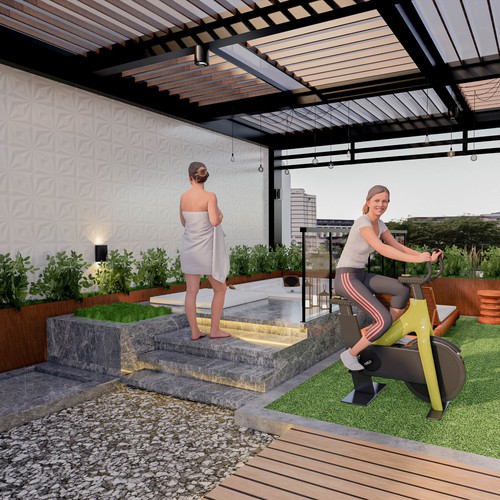 Ideation: Roof Top Terrace Design by Dsateli3r