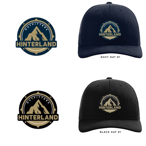 Design a branded baseball cap for an outdoor retailer. Design by metaXsu