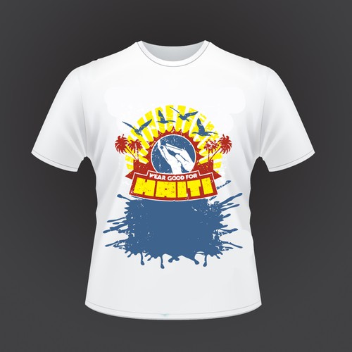 Wear Good for Haiti Tshirt Contest: 4x $300 & Yudu Screenprinter Ontwerp door myth_sh