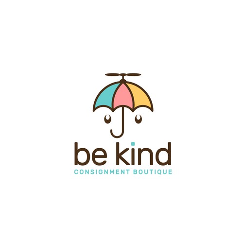 Be Kind!  Upscale, hip kids clothing store encouraging positivity Design por Sami  ★ ★ ★ ★ ★
