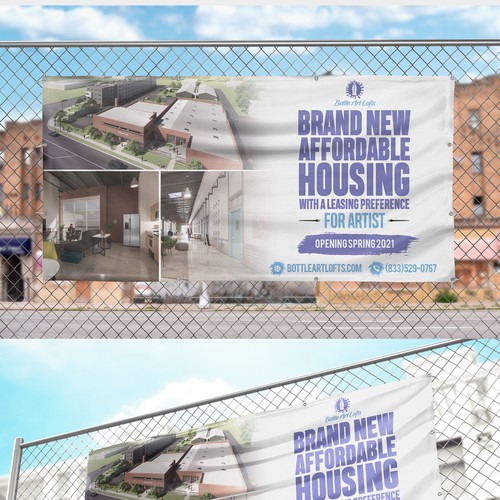 Show Us Your Creative Side with a Banner for New Artist Housing Design by Kosmos Creatives