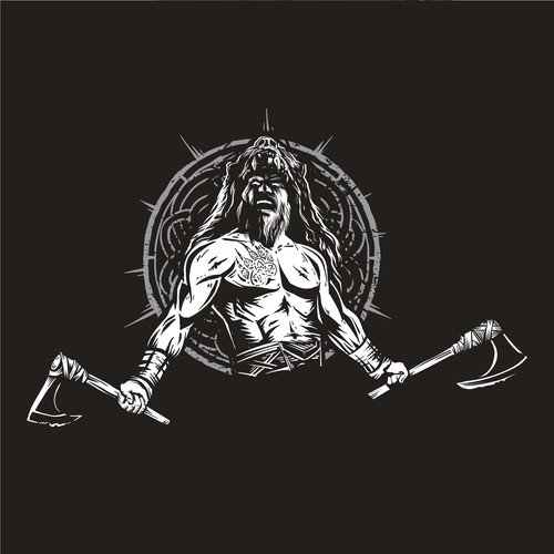 Create the design for the "Berserker" t-shirt Réalisé par darmadsgn