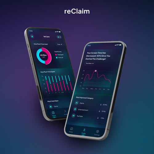 Designs | Monetary Incentive Screen Time App | App design contest