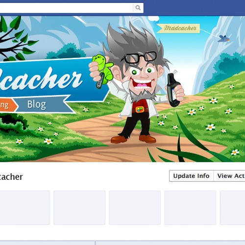 Madcacher.com needs a new social media page Design por arditasari
