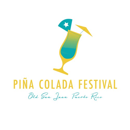 Piña Colada Festival Logo and Branding Package Design by Melanie Owubokiri