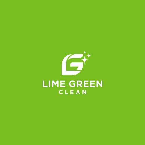 Lime Green Clean Logo and Branding Réalisé par anakdesain™✅