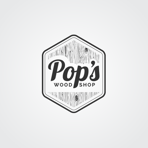 Pop's Wood Shop Logo design contest