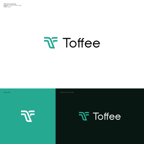 modern fintech logo Design by Nine™
