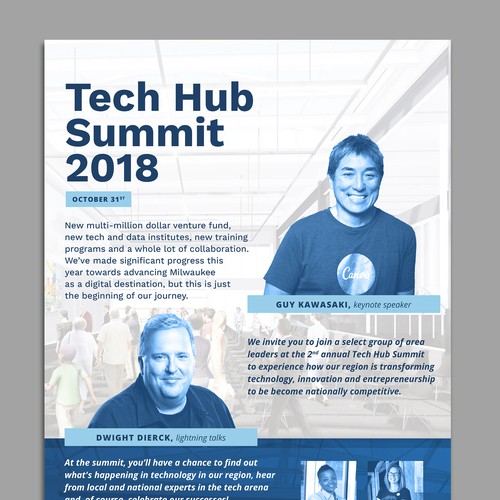 Technology Event Invitation - '2nd Annual Tech Hub' Design by velvetmade