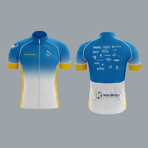 Cycling Jersey for Autism Charity Ride Design by H.D.