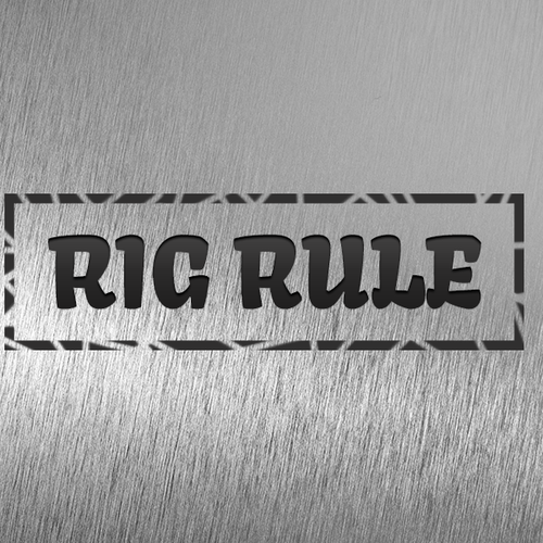 Rig Rule needs Lettering Design (wordmark) Design by designRays