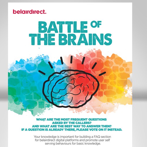 Battle of the brains! poster Poster contest