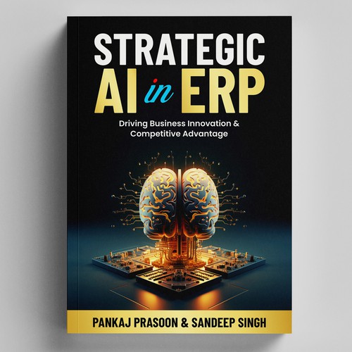 AI and ERP Book Design Design by Shreya007⭐