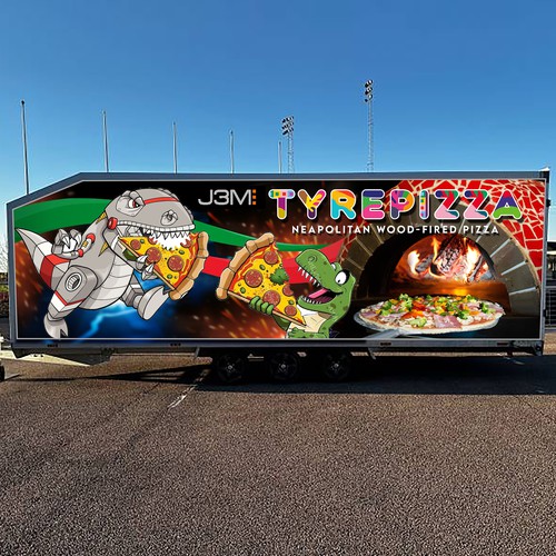 PIZZA trailer - be creative! Design by LY RA