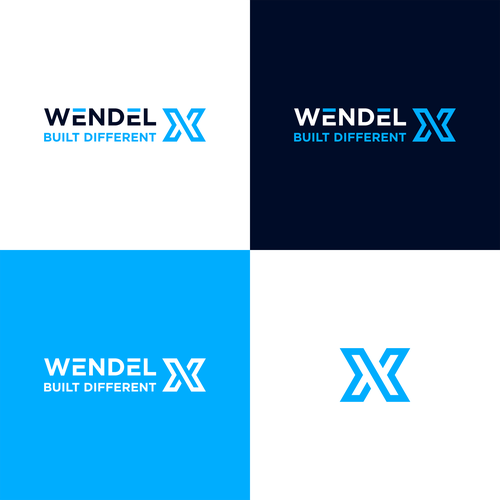 Luxury Logo Design for Wendel X — A Premium Construction Brand Built Different Design by Lovely Scout