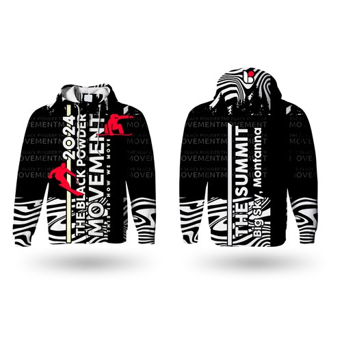 Need an eye-catching hoodie design aimed at African American Skiers & Snowboarders. Design von Higher Graphics