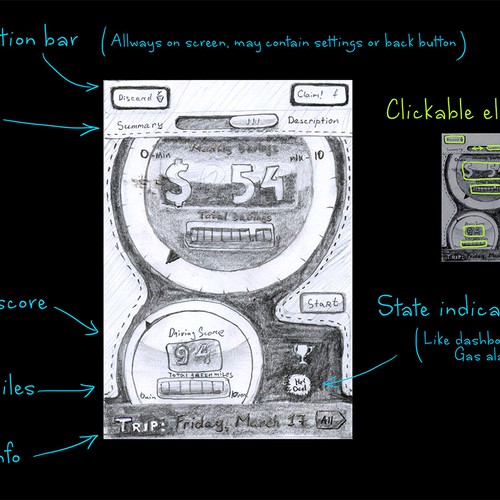Create a winning mobile app design Design by akawizzard