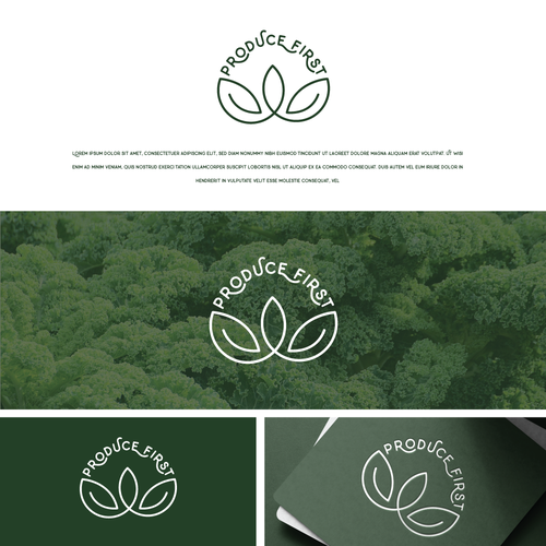 FRESH PRODUCE COMPANY LOGO Design by Designfirm