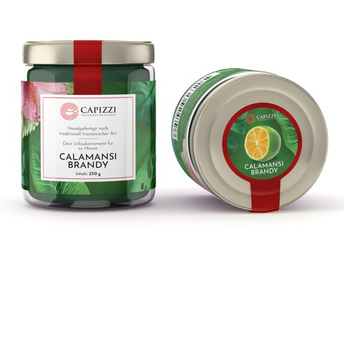 Label for exclusive fruit spreads made of tropical fruit Design by CK Graphic