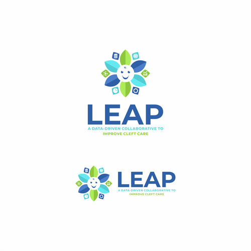 Inspiring logo for a new collaboratory to improve healthcare for young children Design by colorworks™